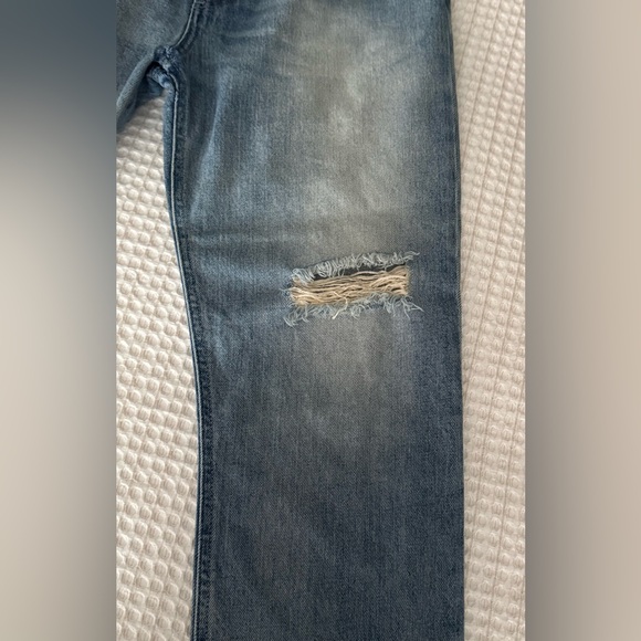 Acne Studios Pop Trash Distressed Jeans / Light Blue Trash Wash / Size 36 / US 4 - Picture 4 of 6